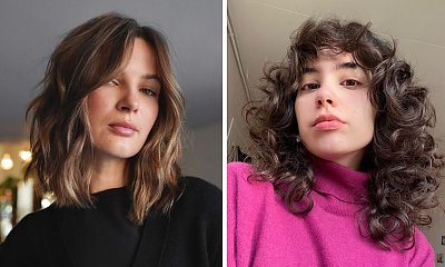 Włosy do ramion w trendach na zimę 2022/23. Shaggy lob, curly hair i nie tylko!