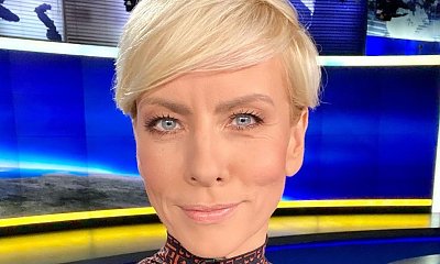 Anita Werner błyszczy w granatowej sukience niczym bizneswoman! To idealna stylizacja do pracy!