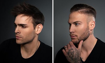 Fryzury męskie - trendy na styczeń 2023. Quiff, side part i nie tylko!