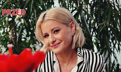 Małgorzata Kożuchowska ścięła włosy na krótko! W sukience z falbankami wygląda jak "miły chłopiec"?