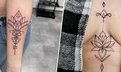 Tatuaż kwiatu lotosu - piękny i bardzo modny w 2023 roku! Zobacz najlepsze propozycje!