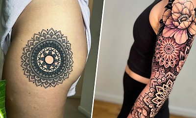 Tatuaż mandala - piękny i pomocny w życiu. Zobacz najlepsze projekty!