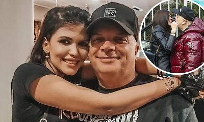 Całuśny Krzysztof Skiba i jego 26 lat młodsza dziewczyna świętują walentynki! Nie mogą się odkleić!