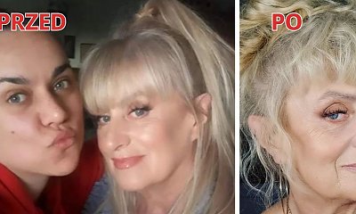 Polska makijażystka zrobiła prezent swojej mamie! Poddała ją metamorfozie makijażowej!