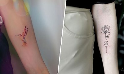 Małe tatuaże - tańsze, tajemnicze, łatwe do ukrycia i mniej bolesne. Zobacz najlepsze projekty!