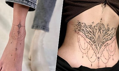 #ornamenttattoo - tatuaż w stylu ornamentnym. To piękny i zdobny wzór, idealny dla kobiet!