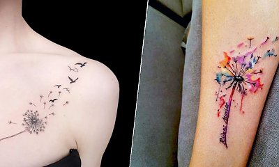 Tatuaż dmuchawca - delikatny i piękny! Zobacz najlepsze przykłady, warte inspiracji!