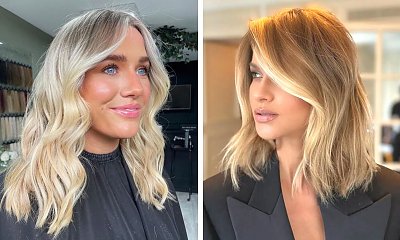 Long bob w koloryzacji miodowy blond - oto połączenie 2 największych trendów! 15 propozycji na wiosnę 2023