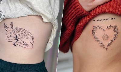 #ribtattoo - tatuaż na żebrach. Zobacz 15 pięknych kobiecych motywów, wartych inspiracji!