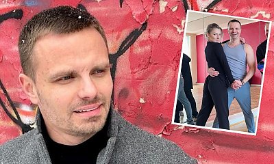 Marcin Hakiel w ognistym tańcu z "drugą" partnerką. Ich kocie ruchy w parku robią wrażenie!