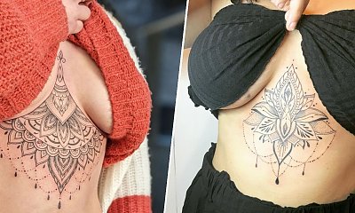 Tatuaże między piersiami - to najbardziej kobiece miejsce na tatuaż! Zobacz najpiękniejsze propozycje!