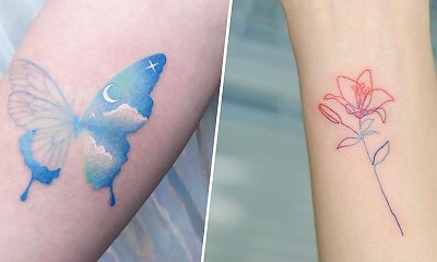 #ombretattoo - tatuaż ombre. Zobacz piękne kolorowe projekty!