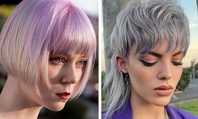 Krótkie fryzury - przegląd najświeższych trendów. Short bob, mullet hair, bixie i nie tylko!
