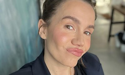 Ciężarna Olga Bołądź wypina ogromny brzuch. Reakcja jej towarzysza bezcenna!