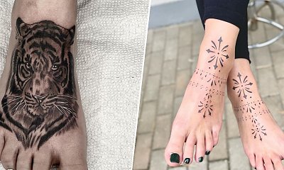 #foottattoo - tatuaż na stopie. Zobacz piękne i modne wzory!