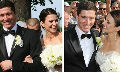 Anna Lewandowska i Robert Lewandowski obchodzą dziś 10. rocznicę ślubu! Przypominamy bajkową suknię ślubną panny młodej!