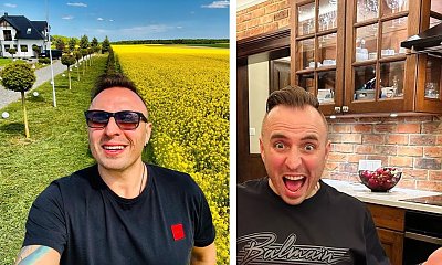 Tak mieszka i żyje Czadoman! Cegła na ścianie w kuchni, rustykalny styl i podwieszany sufit!