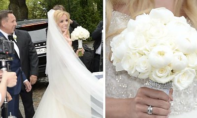 Izabela Janachowska — ślub z milionerem! Jak wyglądała jej suknia ślubna, bukiet ślubny i obrączki?