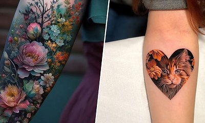 Kolorowe piękne tatuaże - oto najlepszy zbiór projektów z Instagrama!