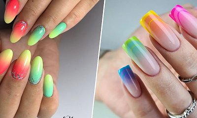 Najpiękniejsze paznokcie kolorowe - idealne na lato! Zobacz 15 naszych propozycji!