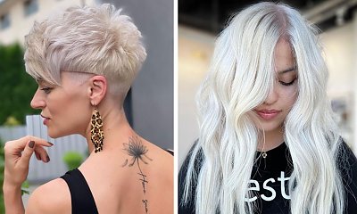 Platynowy blond — najświeższe propozycje na lato 2023. Pixie cut, shaggy hair i nie tylko!