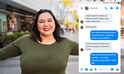 "Żona się obraziła, bo gotuję dla niej zdrowo. Powinna posłuchać lekarza i zrzucić te 30 kg, zamiast walczyć ze mną!"