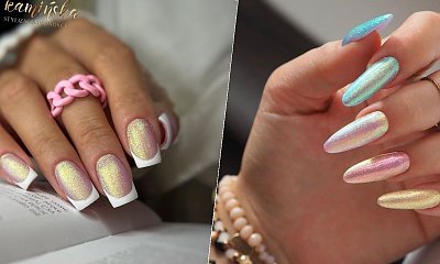 Paznokcie imitujące syrenkę! Piękne i eleganckie. Zobacz najlepsze przykłady!