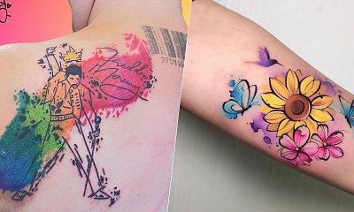 #watercolourtattoo - tatuaż malowany akwarelą. Zobacz fenomenalne projekty!