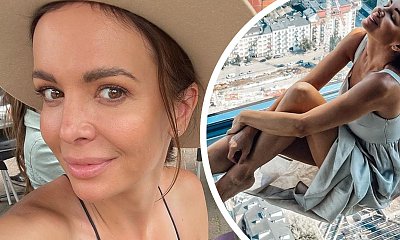 Anna Wendzikowska z 46. piętra ma całą stolicę u stóp! Widoki nie z tej ziemi. Zwykły śmiertelnik tam nie wejdzie