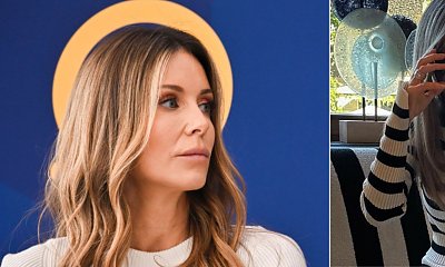 Małgorzata Rozenek idealnie wtopiła się w tło. W opinającym ciało komplecie z sieciówki robi furorę!