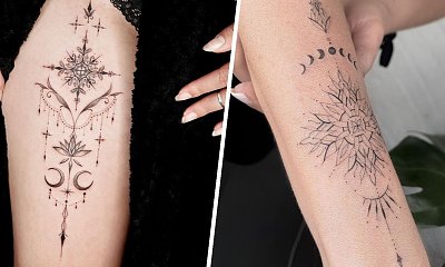 Najpiękniejszy styl tatuowania dla kobiet. Tatuaże ornamenty są hitem lata 2023!