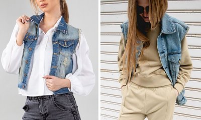Kamizelka jeansowa to modowy hit! 15 stylizacji w trendach na jesień 2023