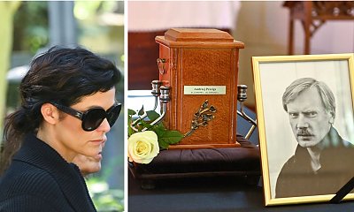 Katarzyna Cichopek i Maciej Kurzajewski na pogrzebie Andrzeja Precigsa. Tak aktorka żegnała serialowego ojca