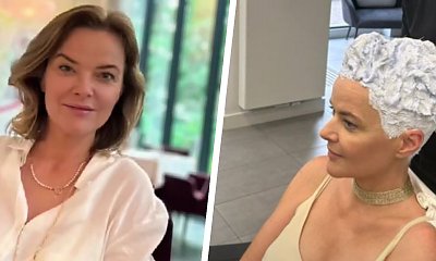 Monika Richardson ma fioletowe i bardzo krótkie włosy. Zaszalała i to jak!