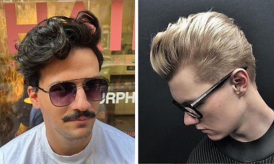 Jakie fryzury męskie są modne na jesień 2023? Messy hair, pompadour i inne strzyżenia