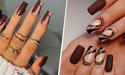 #chocolatenails - paznokcie w kolorze czekolady. Idealne na jesień 2023!