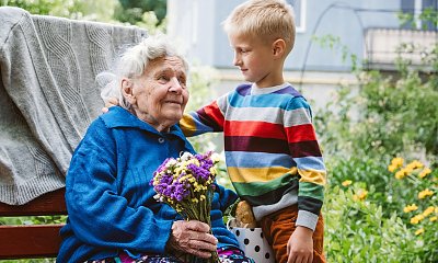 "Jestem wdzięczna, że mój prawnusiu tak często mnie odwiedza. To zasługa żony mojego wnuka"