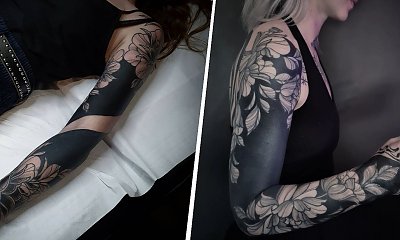Tatuaż blackout - ta odważna technika jest bardzo modna w 2023 roku!