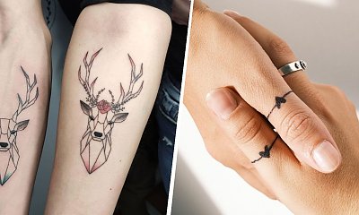 Tatuaże dla par - 15 wspaniałych inspiracji zakochanych!