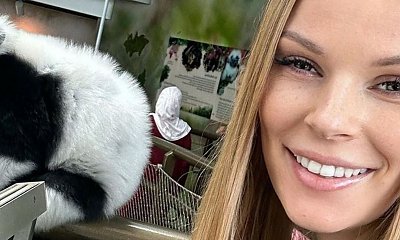 Ciężarna Małgorzata Tomaszewska zapozowała w stroju kąpielowym. "Rośniemy"
