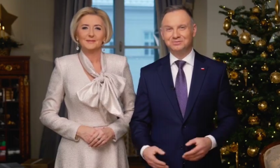 Agata od Andrzeja przemówiła. Para złożyła życzenia z okazji Bożego Narodzenia 2023 [wideo]