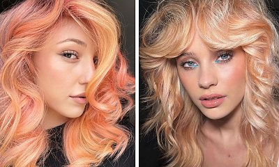 Peach fuzz to według Pantone kolor roku 2024! Ubierz włosy w modny, brzoskwiniowy blond — 15 pięknych propozycji