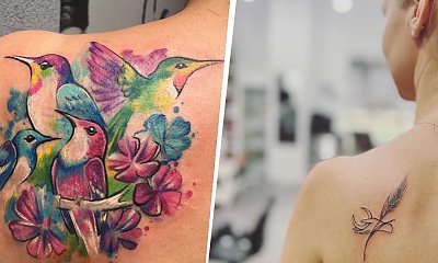 Tatuaż na łopatce - najpiękniejsze wzory i przykłady wykonane w 2023 roku!