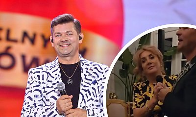 Danuta Martyniuk zabierała mikrofon mężowi. W duecie dali niezły popis [Wideo]