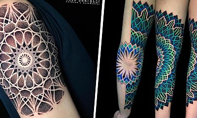 #mandalatattoo - tatuaż mandala. Oto 15 wspaniałych przykładów tatuażu!