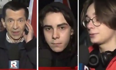 Dziennikarz TV Republika chciał wywiad z młodzieżą, ale coś nie "pykło". Wideo hitem sieci!