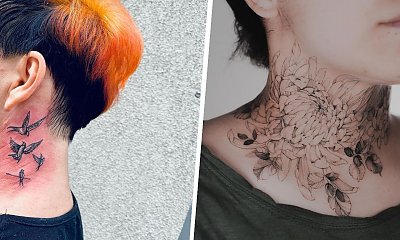 Tatuaże na szyi - odważne i piękne zarazem. Oto najlepsze propozycje na 2024 rok!