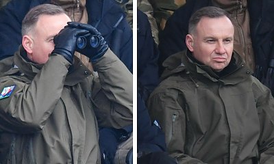 Prezydent Andrzej Duda patrzył przez lornetkę. To niewinne zdjęcie wywołało memy!