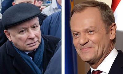 Uśmiechnięty Doneczek Tusk dosolił kociarzowi Jareczkowi Kaczyńskiemu. Ale mu w pięty poszło