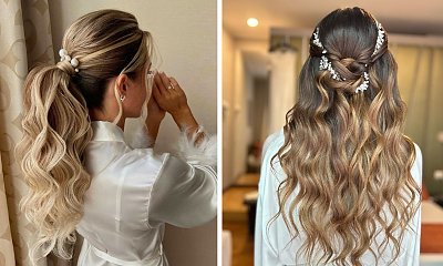 Fryzury ślubne na długich włosach. 15 propozycji pięknych i modnych pomysłów